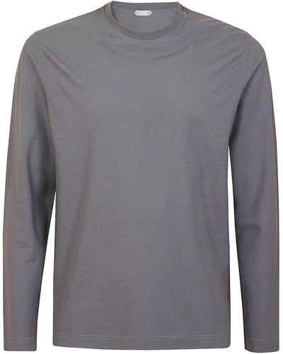 Zanone T-shirts - Grau