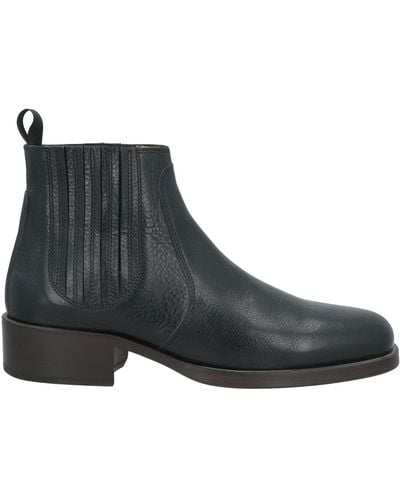 Lemaire Ankle Boots Leather - Black