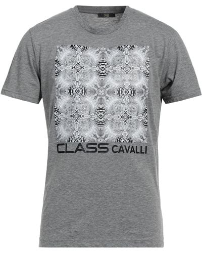 Class Roberto Cavalli Camiseta - Gris