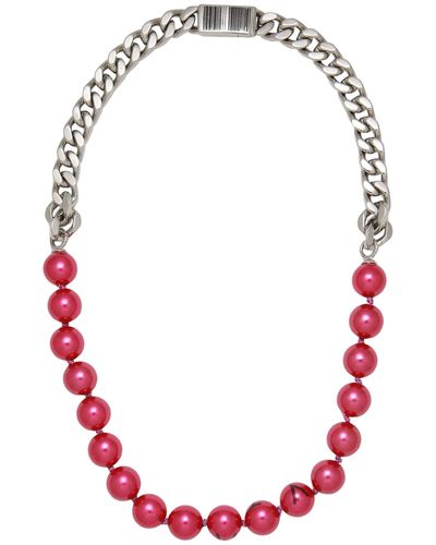 VTMNTS Fuchsia Necklace Metal - Red