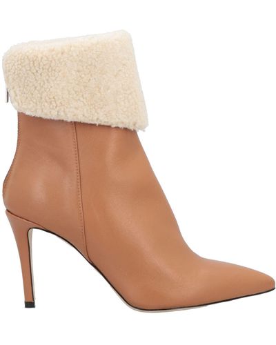 Manila Grace Ankle Boots - Natural