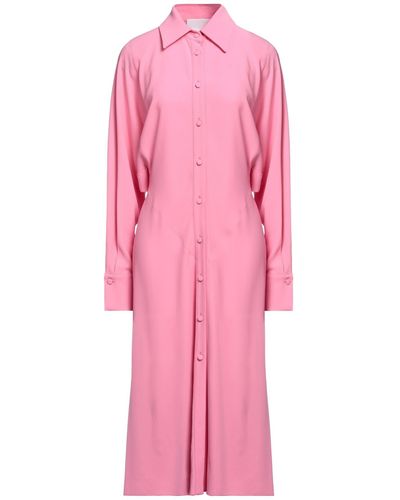 Erika Cavallini Semi Couture Midi Dress - Pink