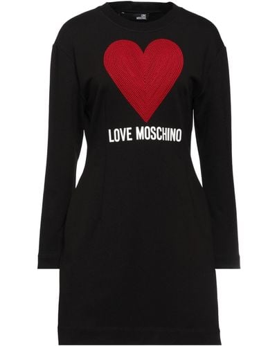 Love Moschino Minivestido - Negro