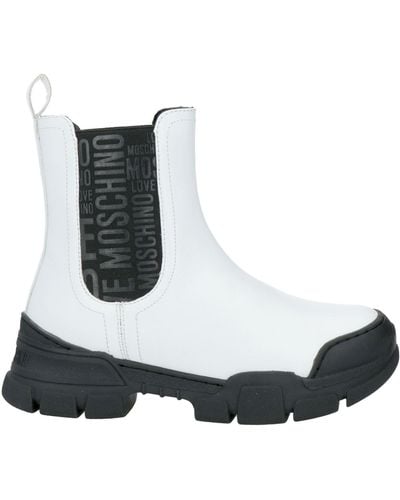 Love Moschino Ankle Boots - White
