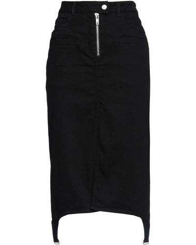 Courreges Denim Skirt - Black