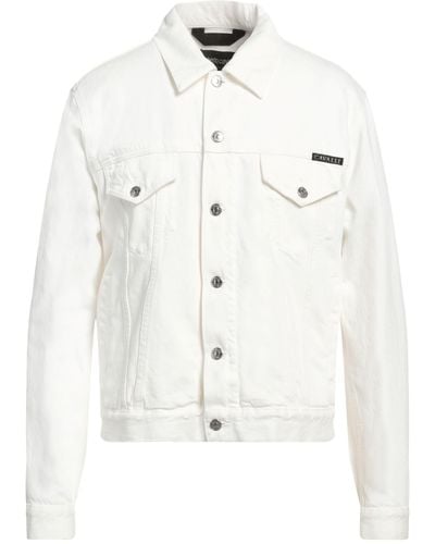 Roberto Cavalli Denim Outerwear - White