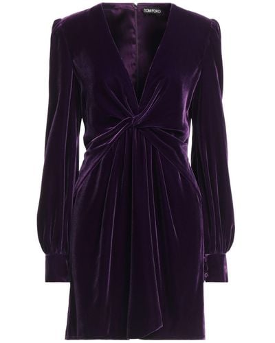 Tom Ford Mini Dress - Purple