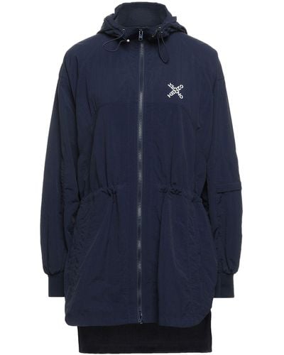 KENZO Overcoat & Trench Coat - Blue