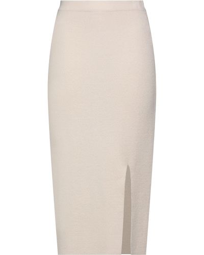 Allude Midi Skirt - White