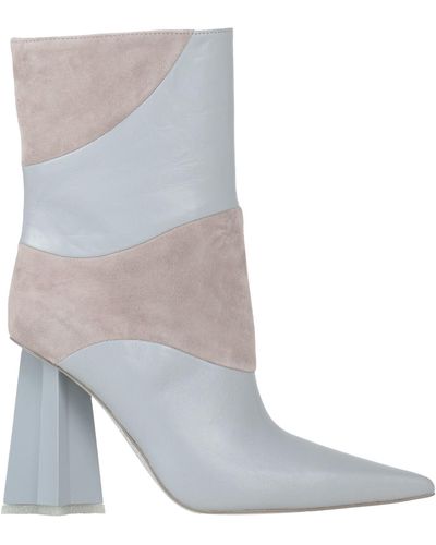 Chiara Ferragni Light Ankle Boots Leather - Grey