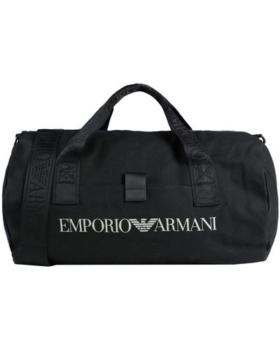 Emporio Armani Duffel Bags - Black