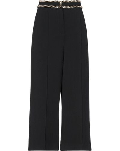 Moschino Cropped Trousers - Black