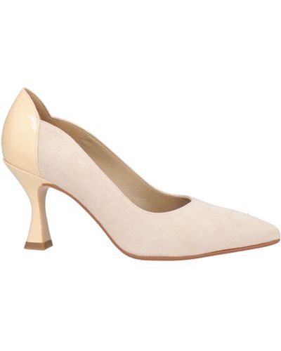 Marian Court Shoes - Natural