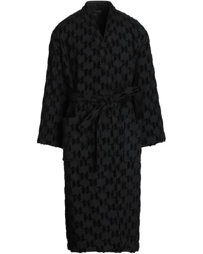 Karl Lagerfeld Dressing Gown Or Bathrobe - Black