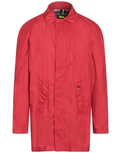 Harmont & Blaine Overcoat & Trench Coat - Red