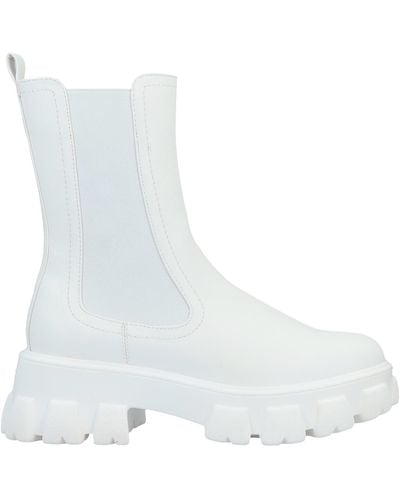 NA-KD Ankle Boots - White