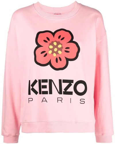 KENZO Boke Flower Print Sweatshirt - Pink
