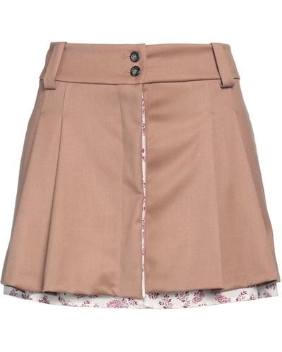 Pinko Mini Skirt - Natural