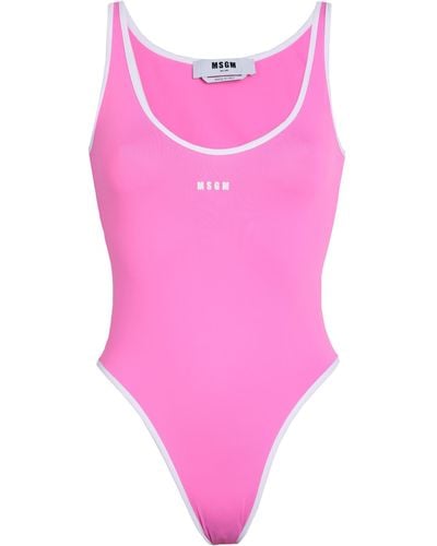 MSGM One-piece Swimsuit - Pink