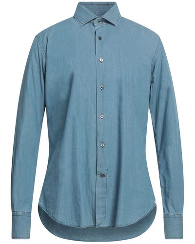 Drumohr Denim Shirt - Blue