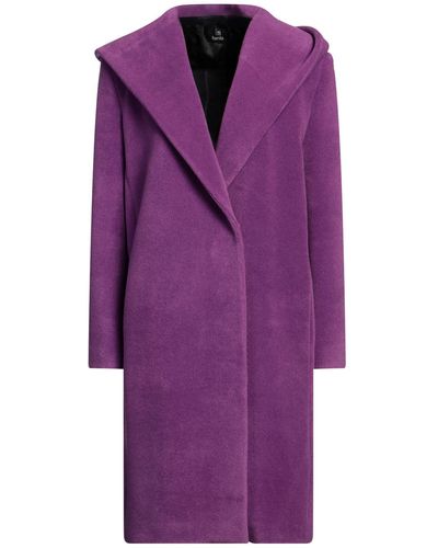Hanita Coat Polyester, Viscose - Purple
