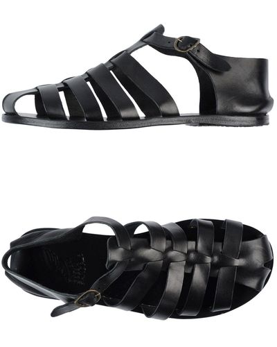 Ancient Greek Sandals Sandals - Black