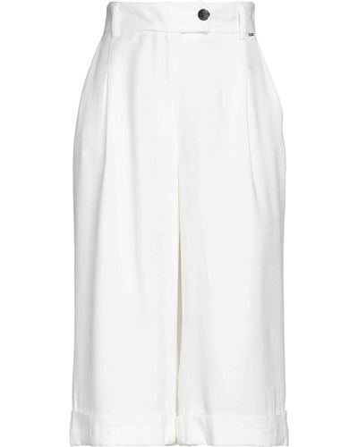 Silvian Heach Cropped Trousers - White