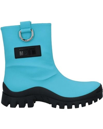 MSGM Ankle Boots - Blue