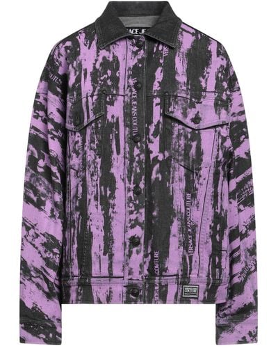 Versace Denim Outerwear - Purple