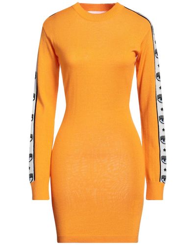 Chiara Ferragni Mini Dress - Orange
