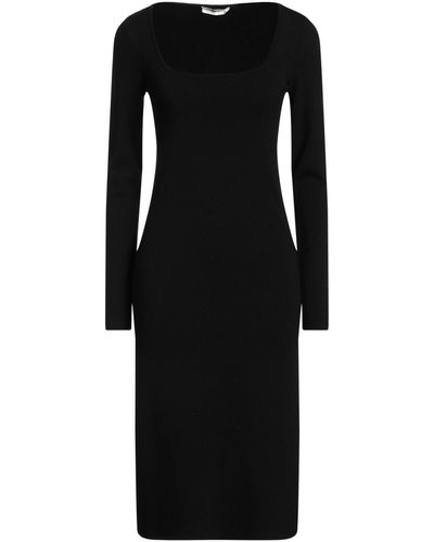 Suoli Midi Dress Viscose, Polyester, Polyamide - Black
