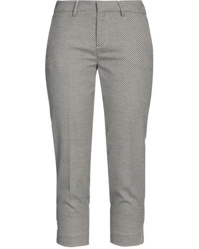 Reiko Cropped Trousers - Grey