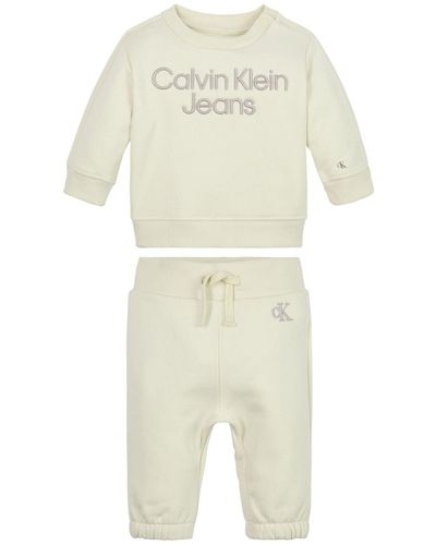 Calvin Klein Tuta Sportiva - Bianco