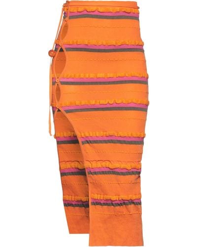 Jacquemus Midi Skirt - Orange