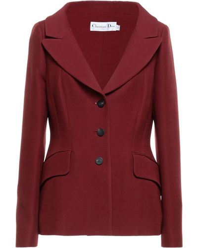 Dior Suit Jacket - Red