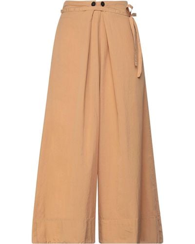ALESSIA SANTI Cropped Trousers - Natural
