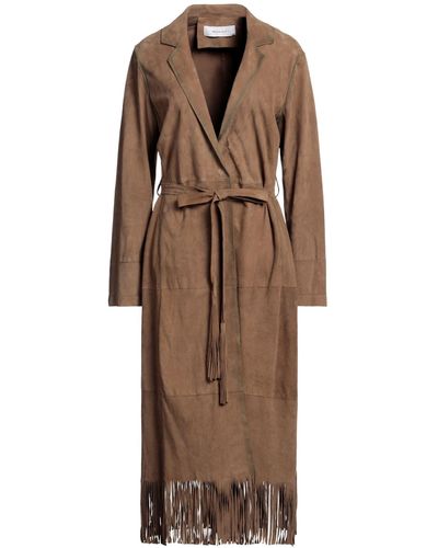 Bully Overcoat & Trench Coat - Brown