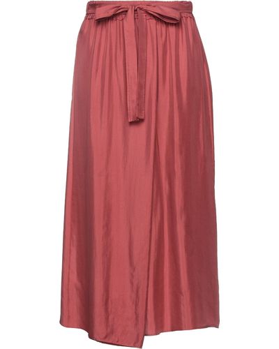 Alysi Midi Skirt - Red