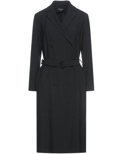 Antonelli Overcoat & Trench Coat - Black