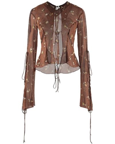 KNWLS Top - Brown