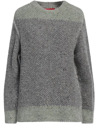 Eckhaus Latta Sweater Pima Cotton, Alpaca Wool, Wool, Textile Fibers - Gray