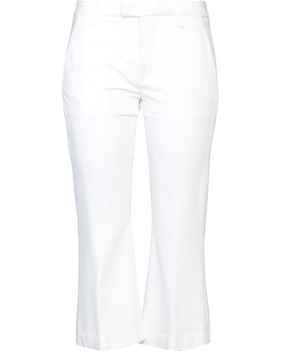 Dondup Cropped Pants - White