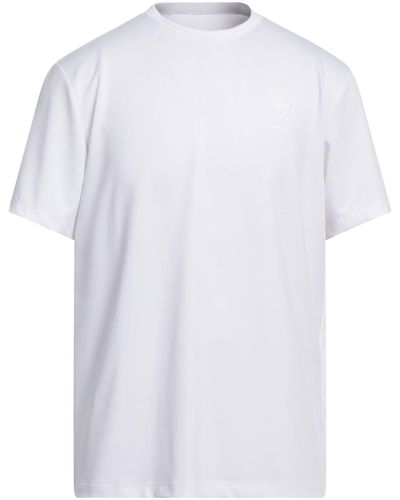 Blauer T-shirt - White