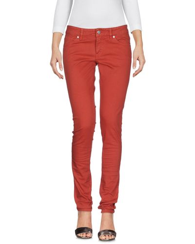 Pinko Pantaloni Jeans - Rosso