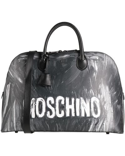 Moschino Duffel Bags Leather - Black