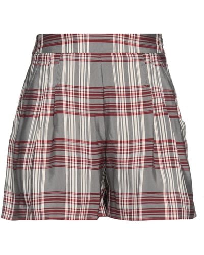 Markus Lupfer Plaid High-waisted Shorts - Multicolour