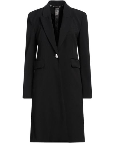 Liu Jo Overcoat & Trench Coat - Black