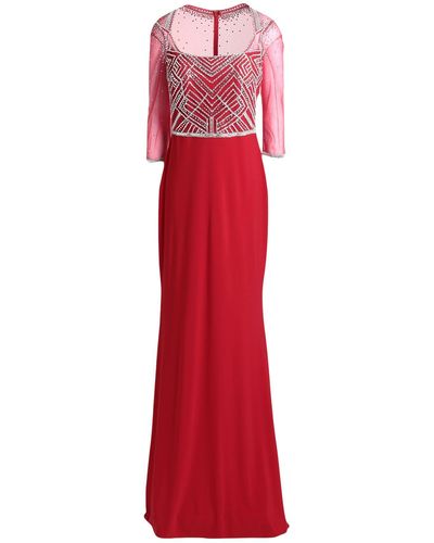 LA LUIGI AULETTA Long Dress - Red
