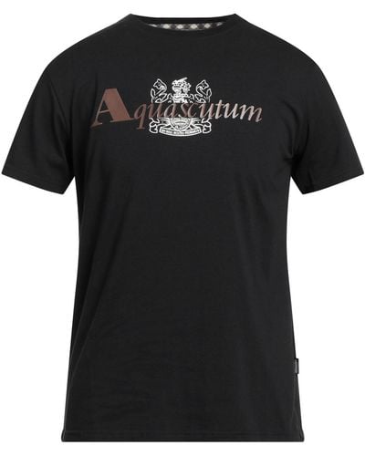 Aquascutum T-shirts - Schwarz