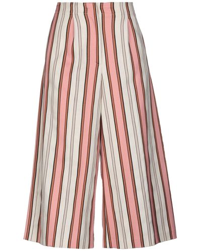 SEVENTY SERGIO TEGON Trousers Cotton, Elastane - Red